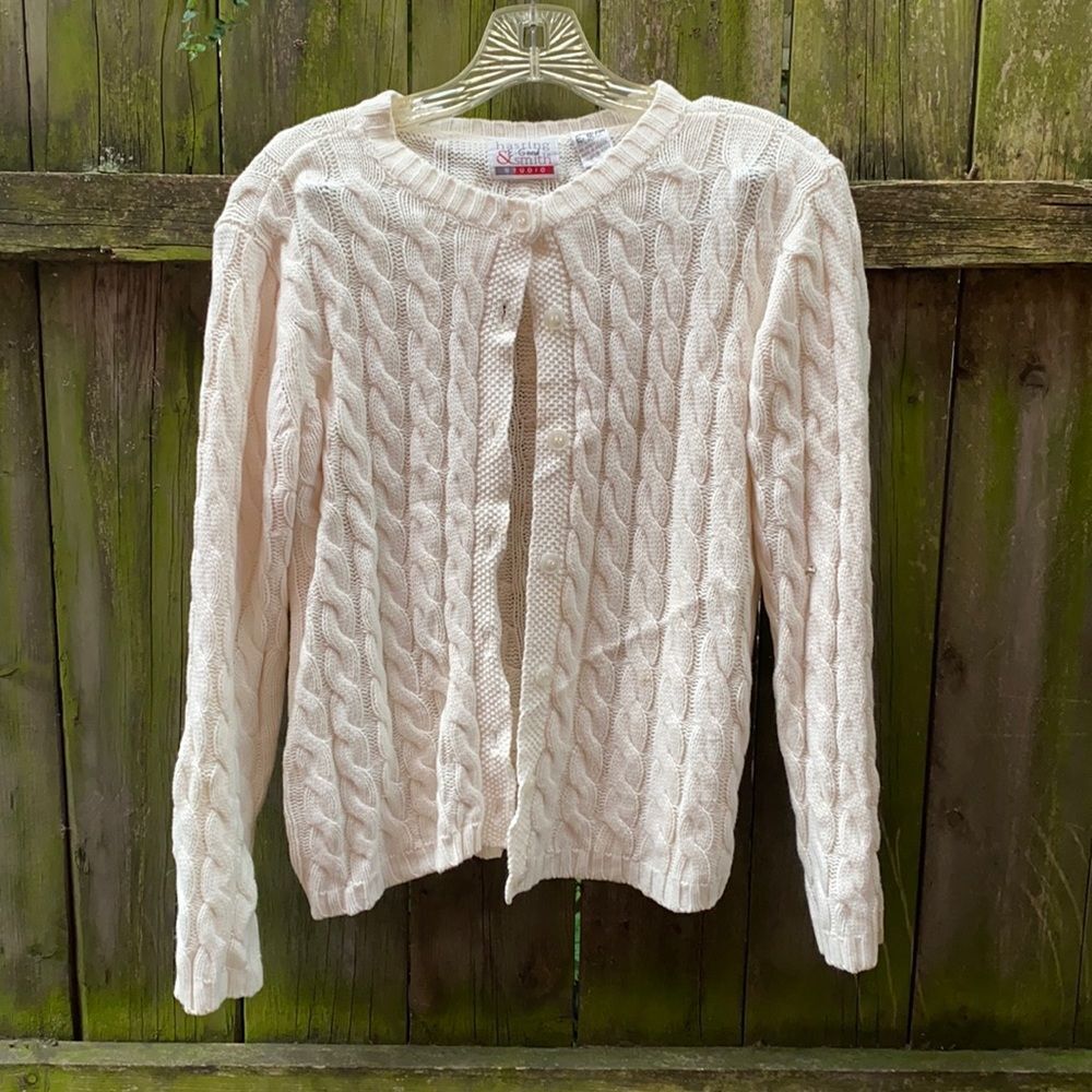 Hasting & Smith button Down sweater sz. Medium petite